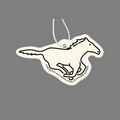 Paper Air Freshener - Galloping Horse Outline Tag W/ Tab
